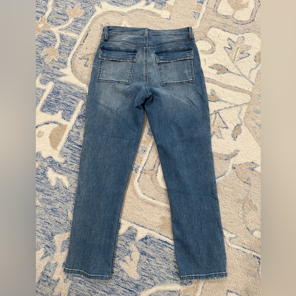 Kut from the Kloth Straight Leg Blue Jeans - Picture 6 of 7